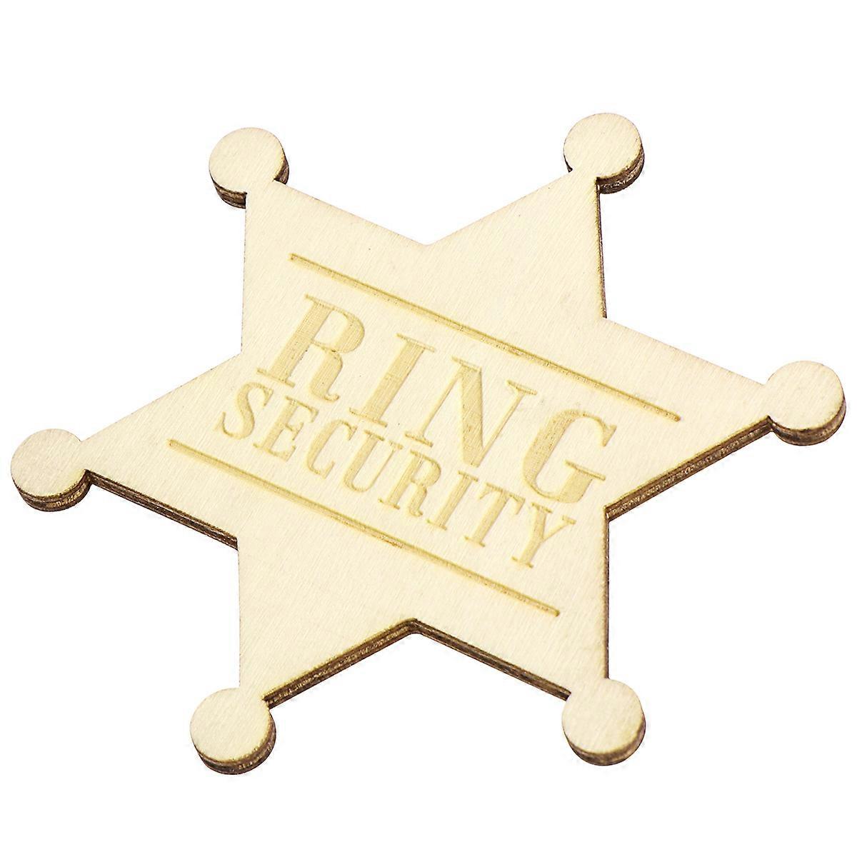 Rustic Wedding Accessories Badge Breastpin For Boys Elegant Handcrafted 2Pcs