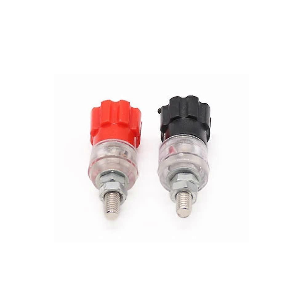 Connection Terminals Amplifier Speaker Connector 900 3mm Red Black Inverter Terminal Pack of 10 for Audio Applications