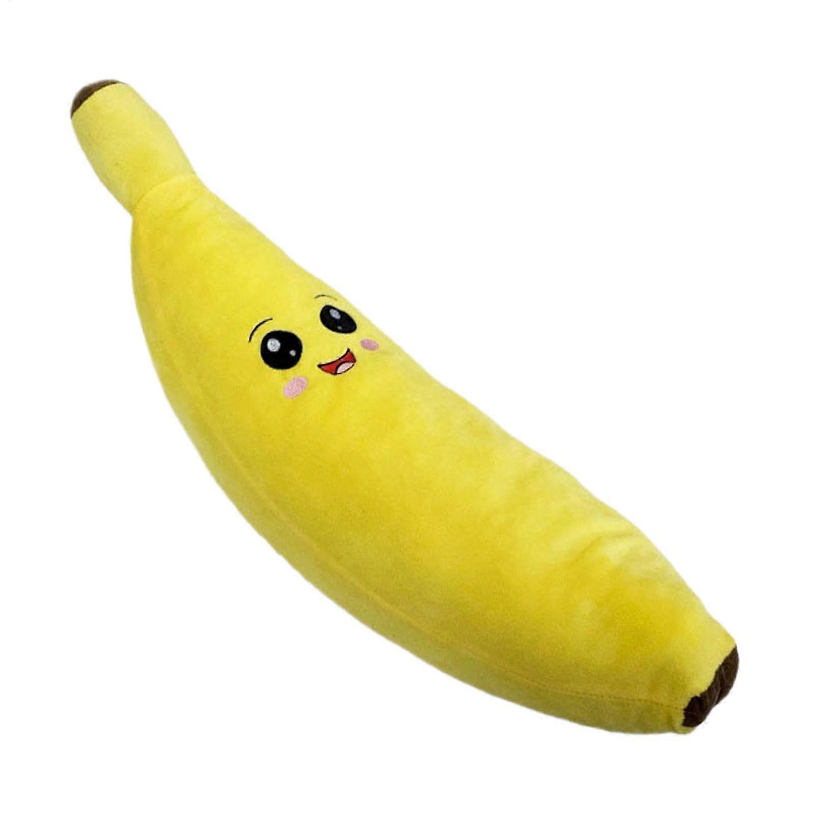 Banana Dog Toy Squeak Plush Chew Toy for Large and Small Dogs Interactive Safe Puppy Toy for Aggressive Chewers