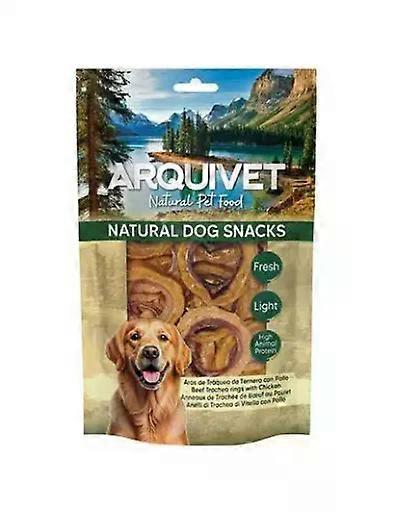 Arquivet Snacks de Aros de Tráquea de Ternera con Pollo para Perros