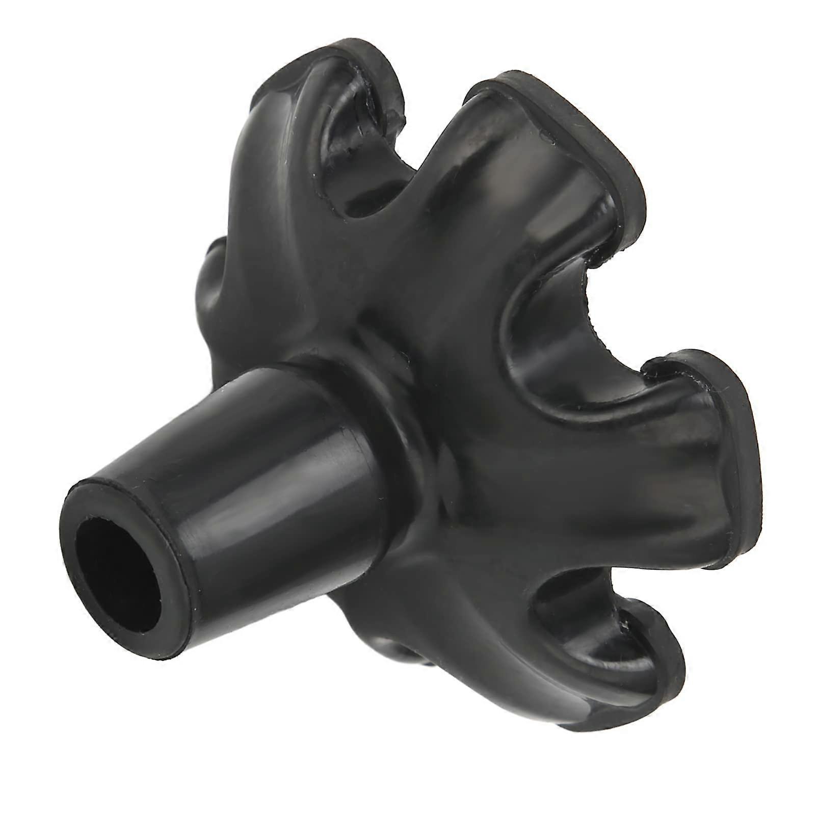 Rubber Tips For Walking Sticks, 6-Column Design, Non-Slip, Improves Balance, Reduces Hand Fatigue, Cane Compatibility