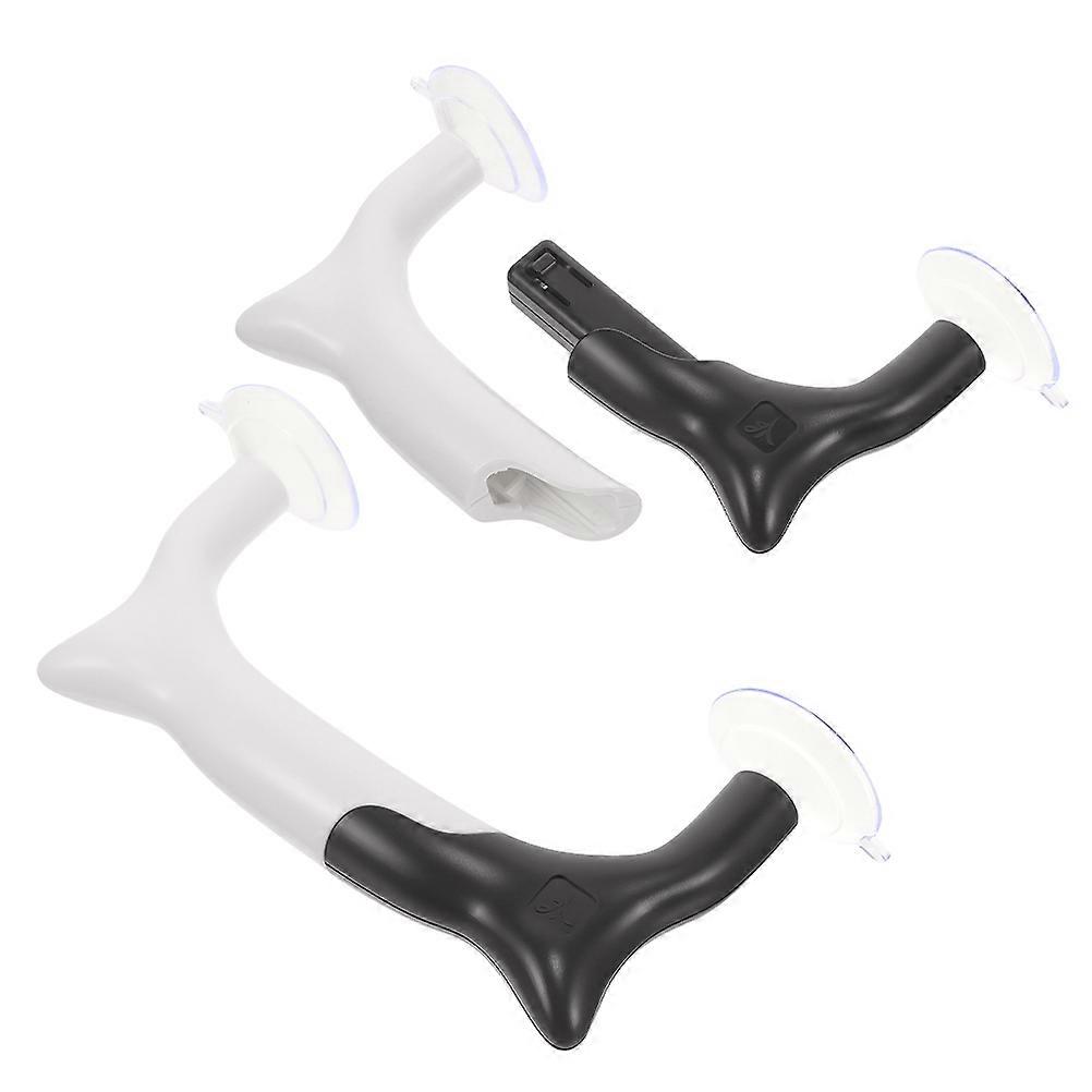 2pcs Quilting Ruler Grip Handheld Suction Cup Handle for Precise Patchwork & Sewing Alignment – Lightweight Portable Tool for Home and Workshop Use