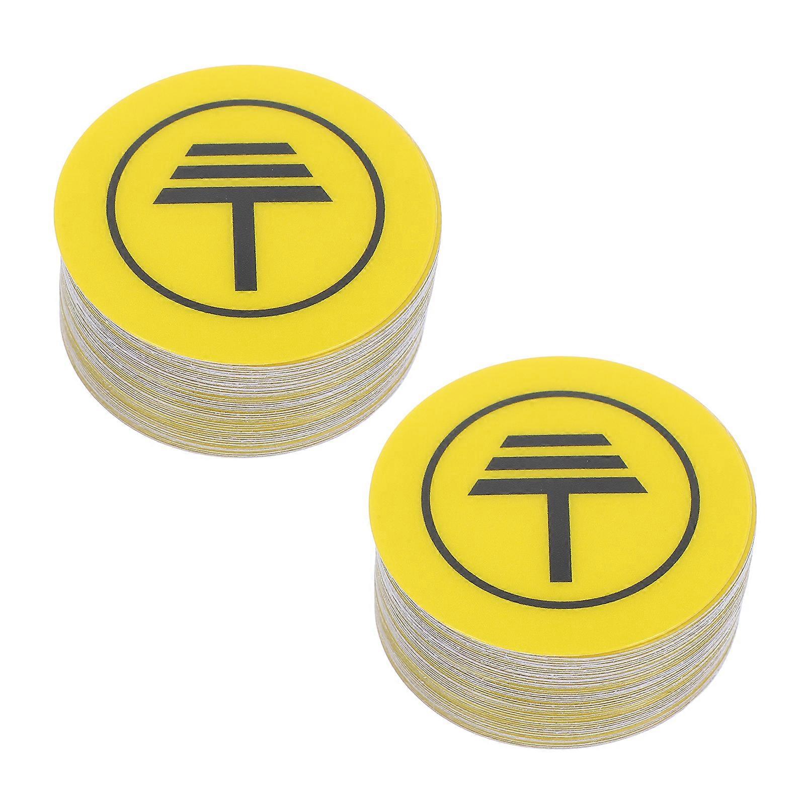 50pcs Reflective Grounding Alert Signs, Electrical Warning Tags for Wires, Yards, and Grounding Rods – High Visibility Safety Signs for Industrial &