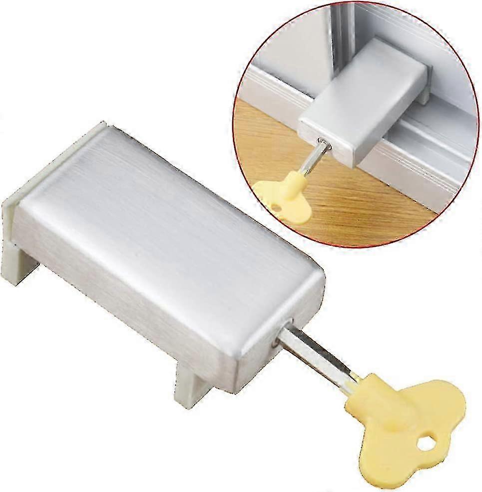 スライディングウィンドウロック調整可能なアルミニウム合金チャイルドセーフティドアウィンドウストッパー