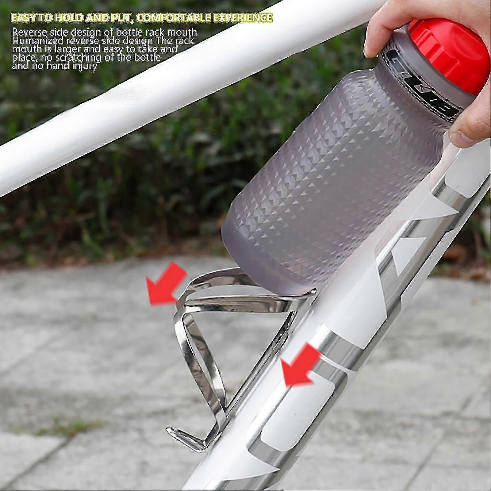 Bicycle Water Bottle Holder Lightweight Titanium Bottle Holders Wit...