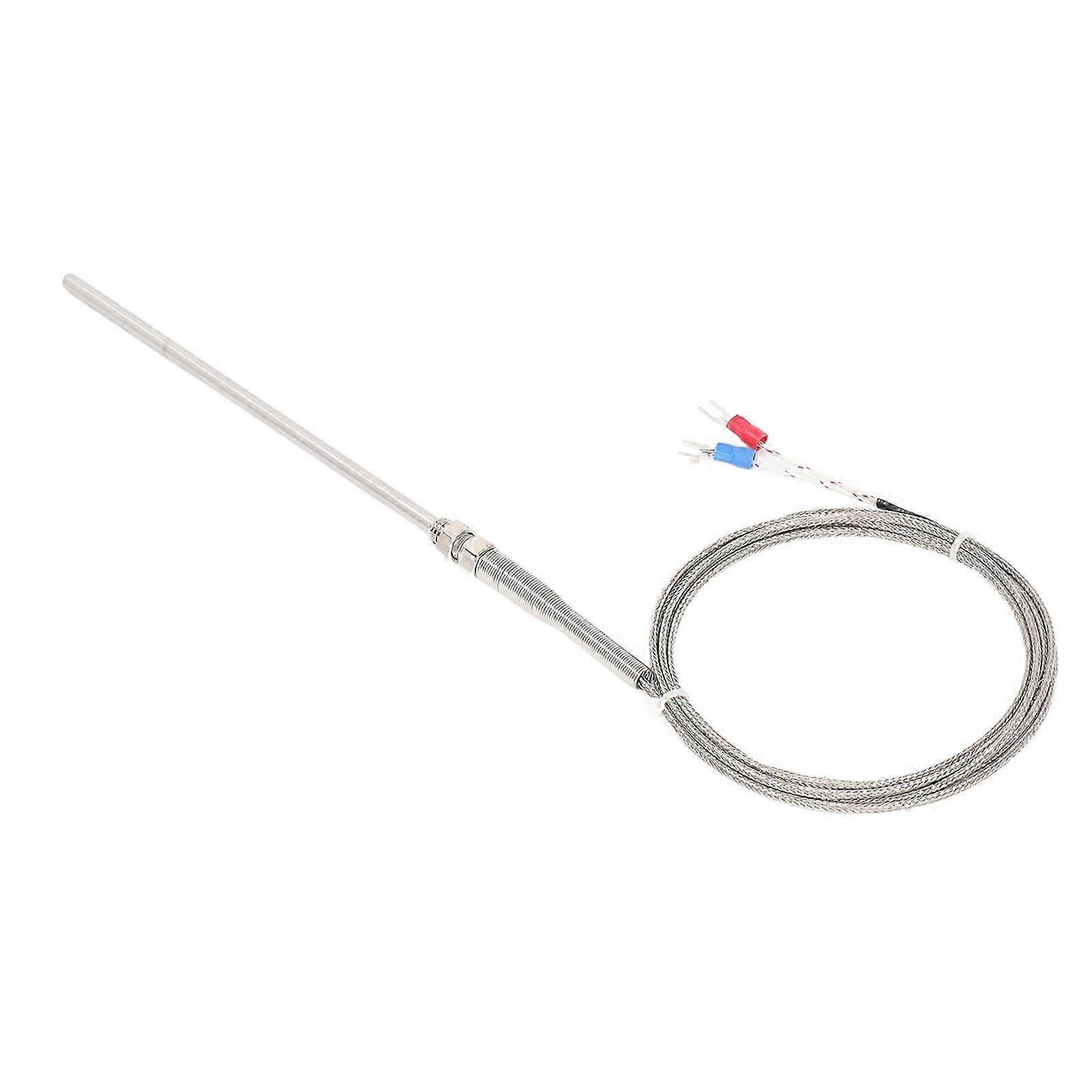 BERM Thermocouple Temperature Sensor Sensitive 5.9in K Type Thermocouple for Temperature Measuring 13.1ft
