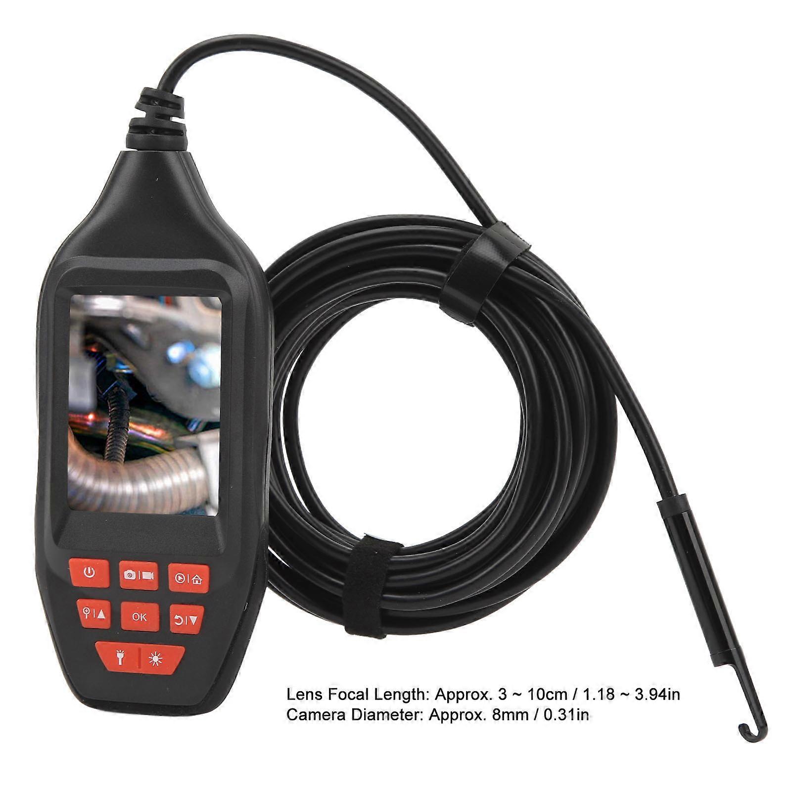 Endoscope Camera M30 3in LCD 1080P Waterproof Borescope 5m