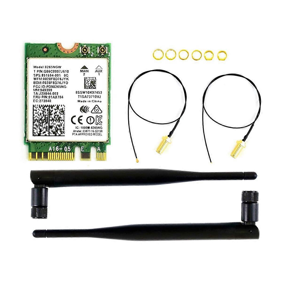 Module de carte réseau sans fil AC8265 pour Nano (B01) 2.4G / 5G Hz WiFi double bande intégré Bluetooth 4.2 IPEX Co