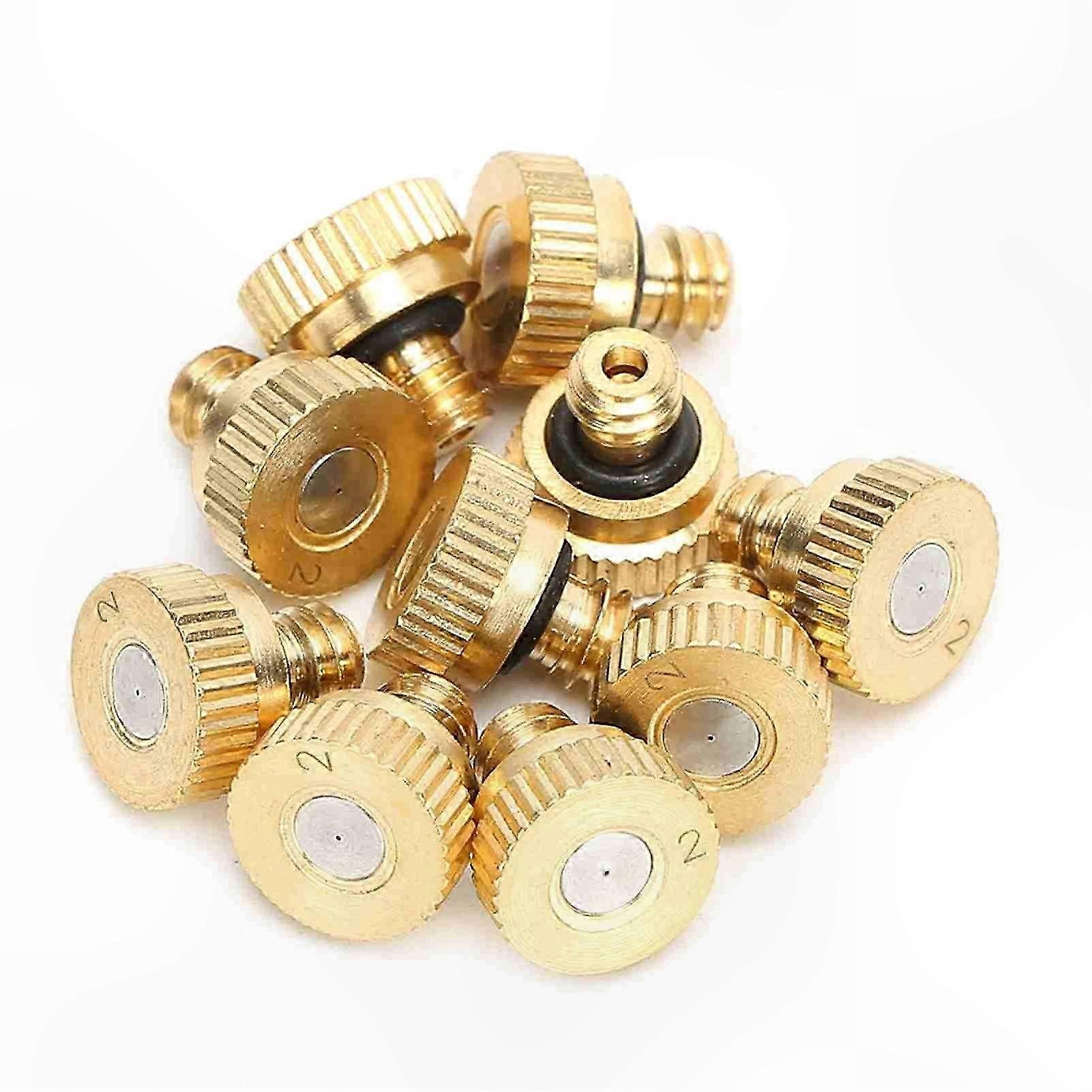 10Pcs Fine Mist Nozzles 0.2mm for Tap Water Cooling and Spraying System Atomization Solutions