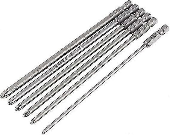 6-Pack Long Hex Driver Handle 1/4" Phillips Head Tools