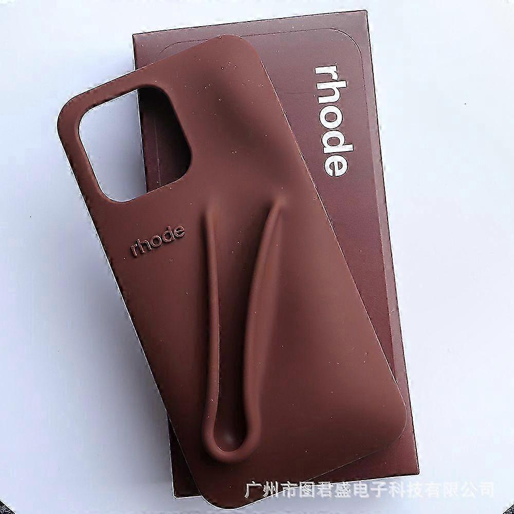 Silicone Lipstick Design Phone Case for 13/14/15 Pro Max Models
