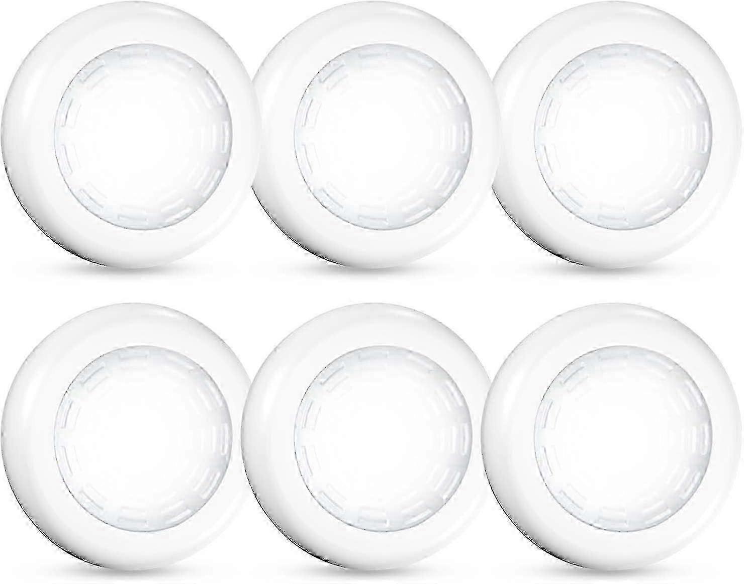 Portable 6-Pack LED Touch Lights with Bright Night Lighting and Push Switch Operation Edition 0909