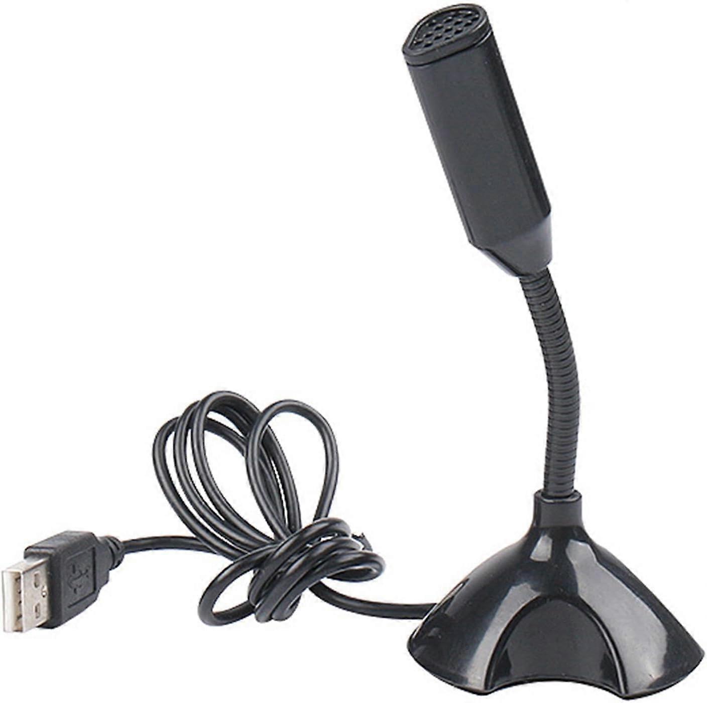 Usb Condenser Microphone For Pc  For Gamiing, Voice Recording Noise Reduction Desktop Microphone For