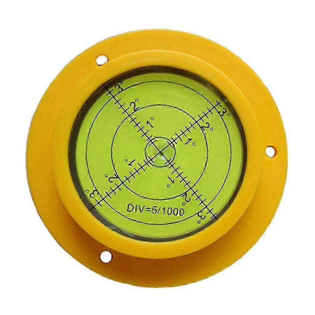 Disc Precision Bubble Spirit Level Round 90mm Portable Round Bubble Level