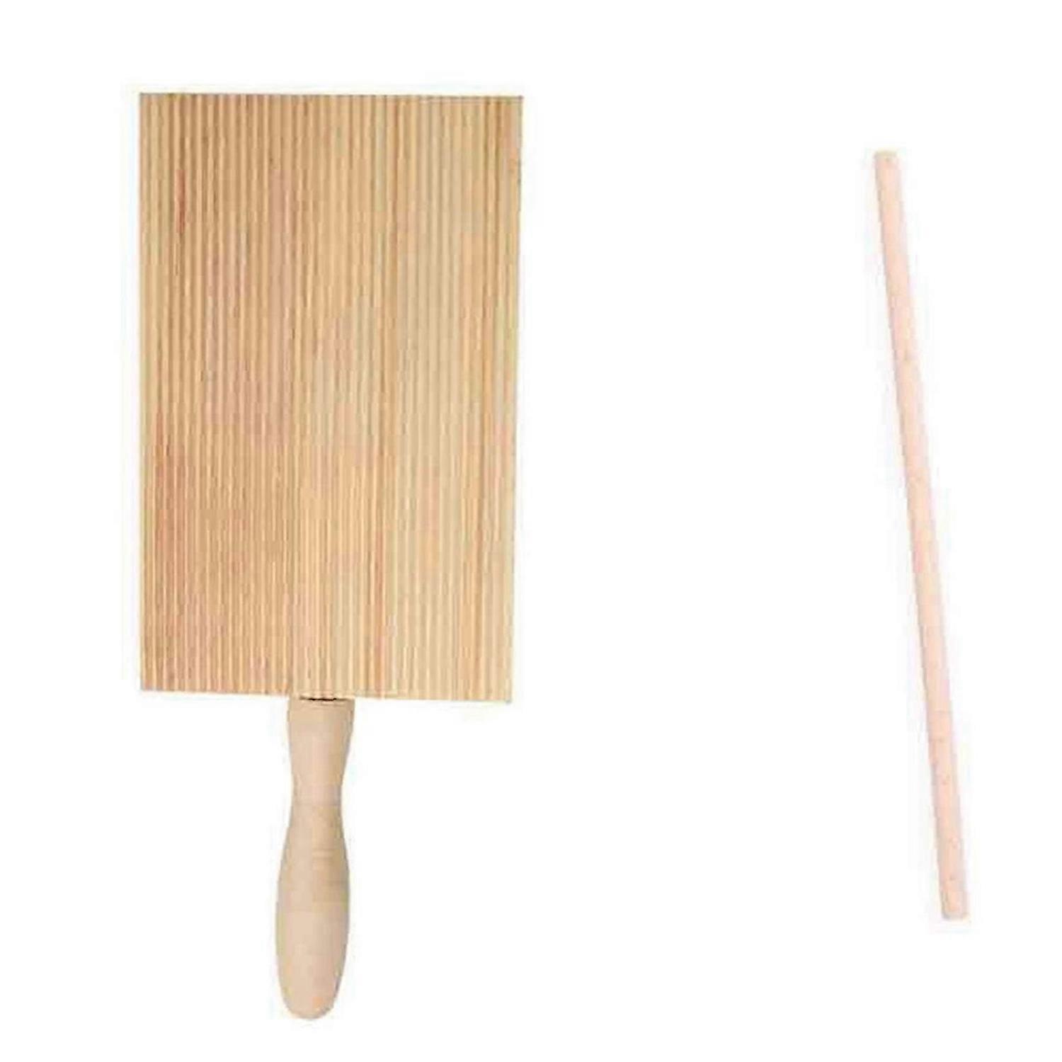 Italian Gnocchi Board Wood Kitchen Baking Tool