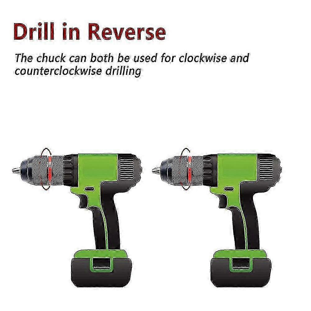 1.5-13mm Keyless Chuck for 1/2inch-20UNF SDS-Plus 1/4inch Hex Socket with 1/2inch Wrench Adapter 2025