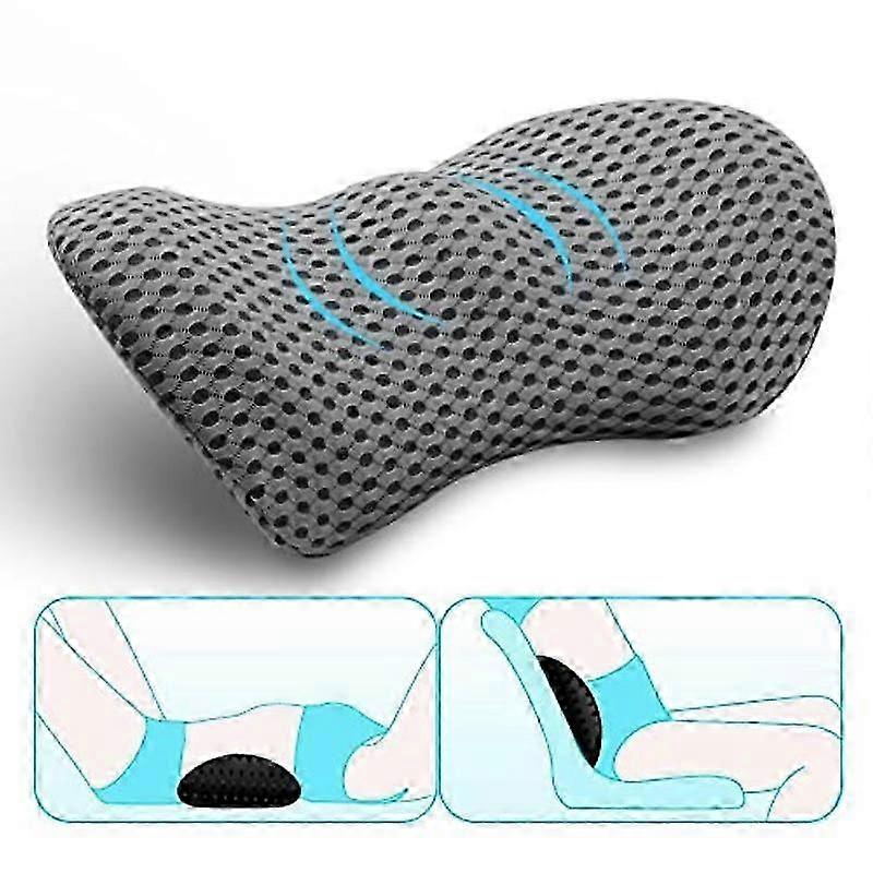 Lumbar Support Pillow for Office Chair and Car Seat, Memory Foam Lower Back Pillow, Neo Cushion for Low Back Pain Relief 2025