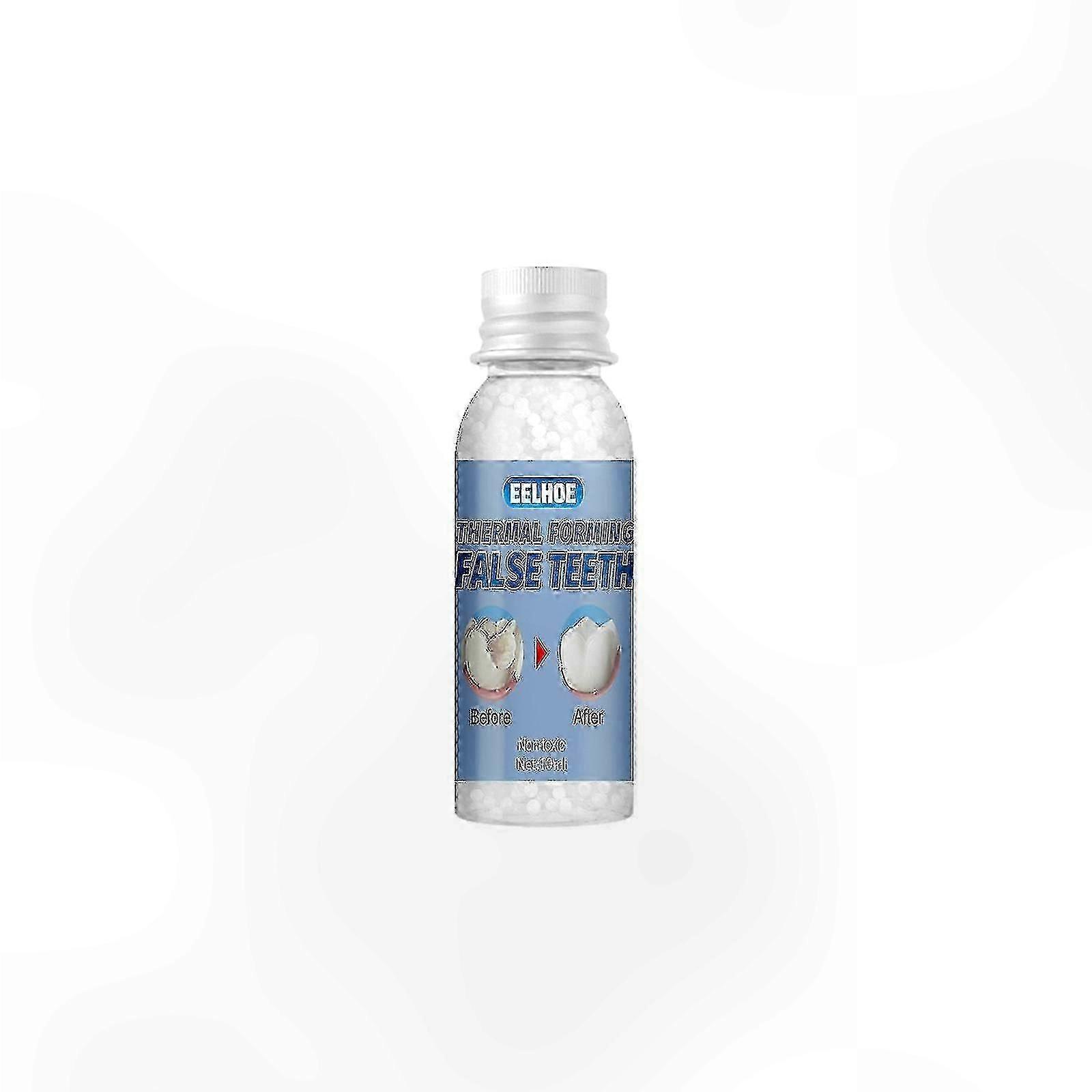 Temporary Tooth Repair Solution and Gap Filling Adhesive for Dentures