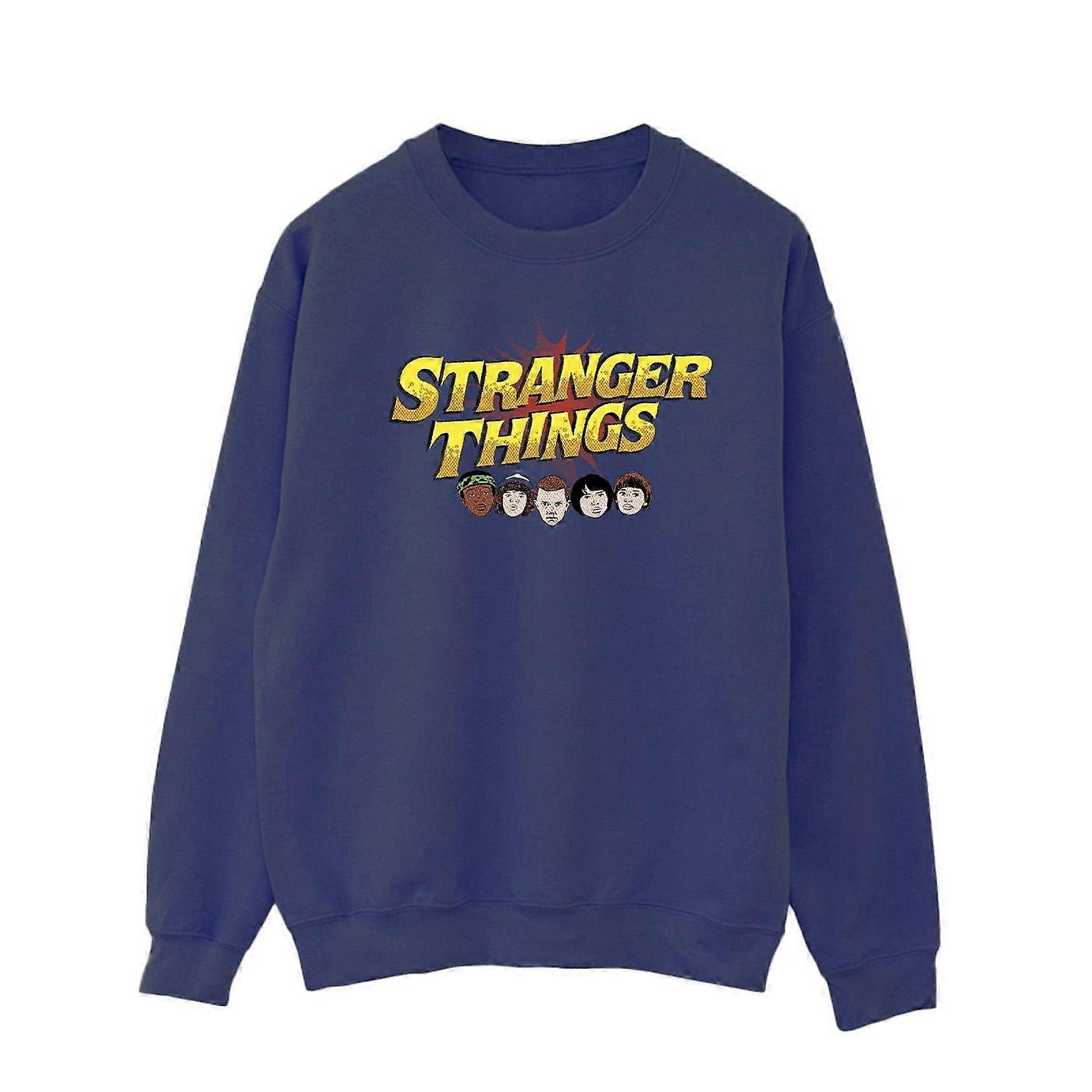 Netflix Herren Stranger Things Comic Heads Sweatshirt