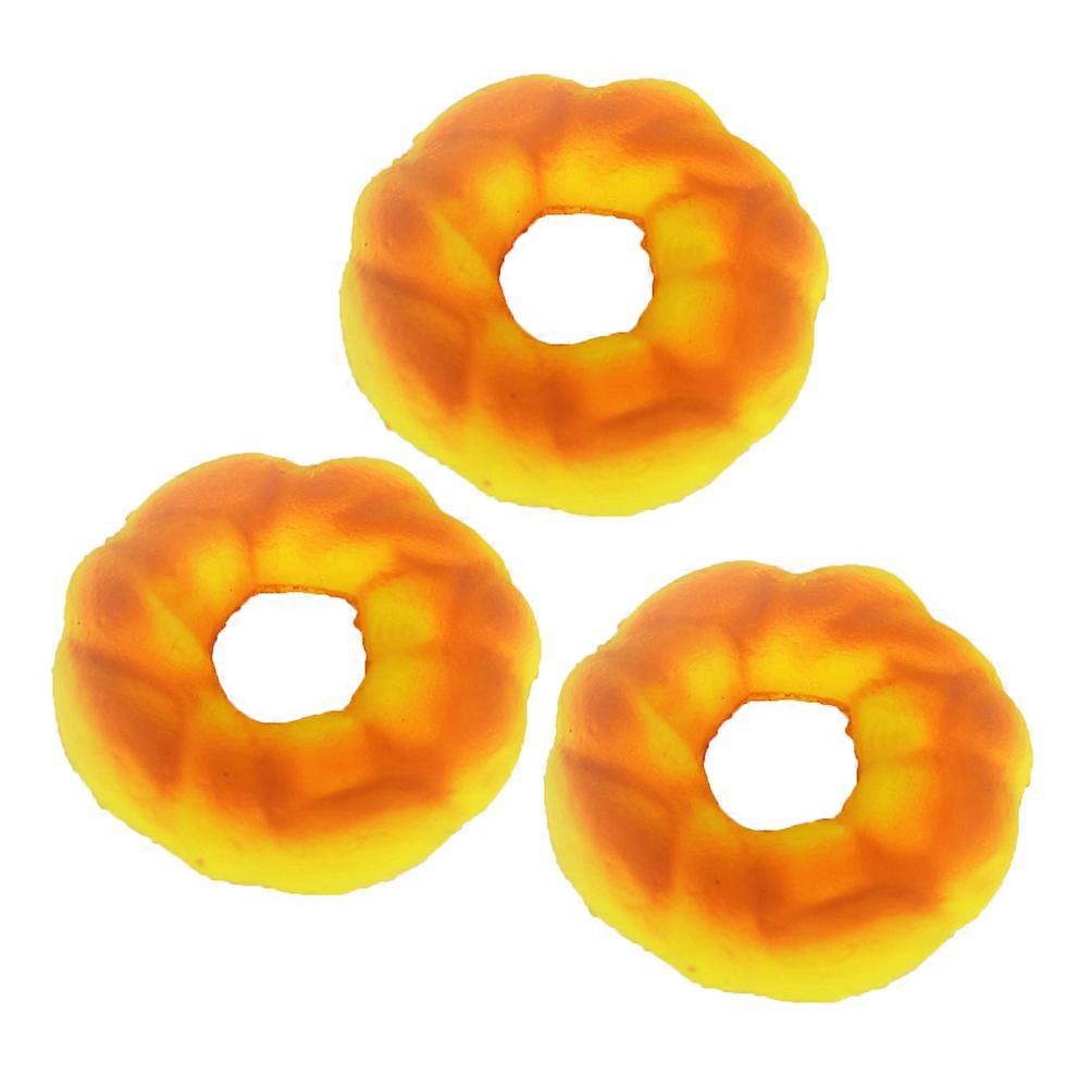 Realistic Donut 3Pcs Simulation Donut Photo Props for Adult Kids Children