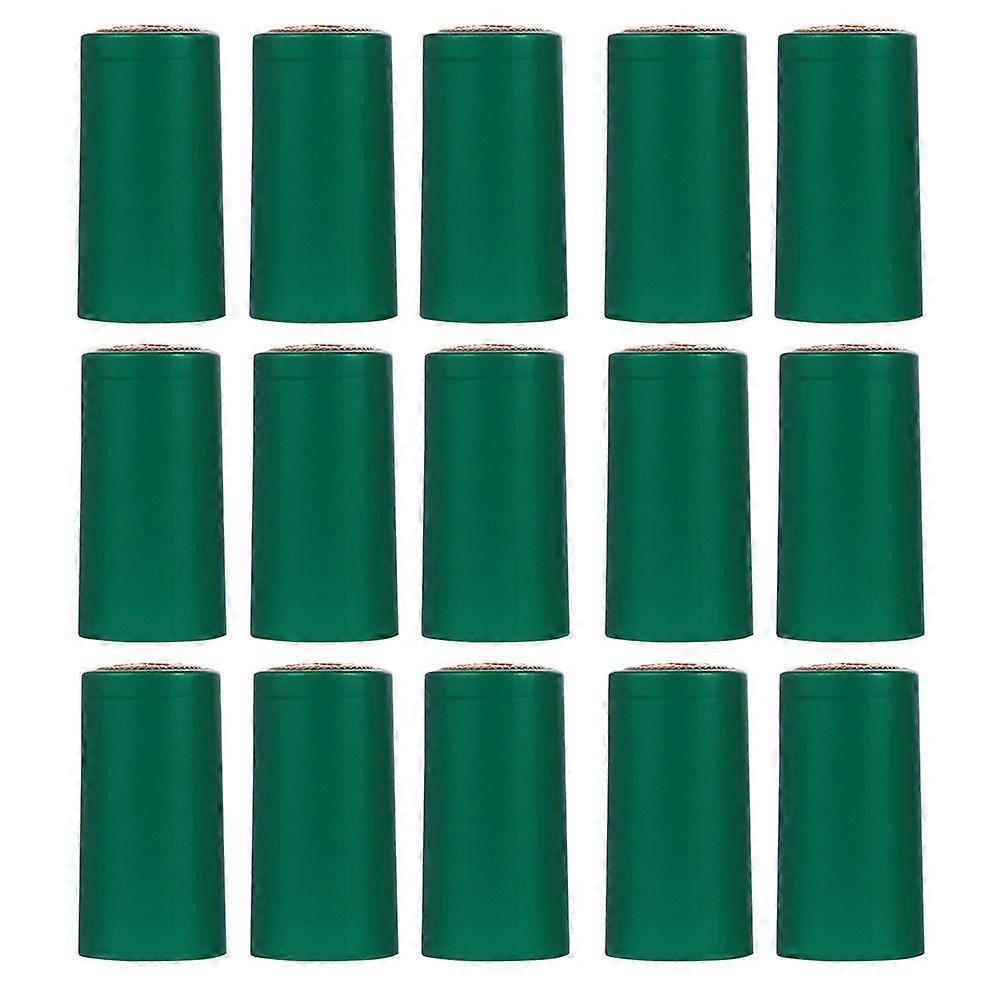 Heat Shrink Caps Caps for Store Plastic Green Material Easy Removal Function 200Pcs