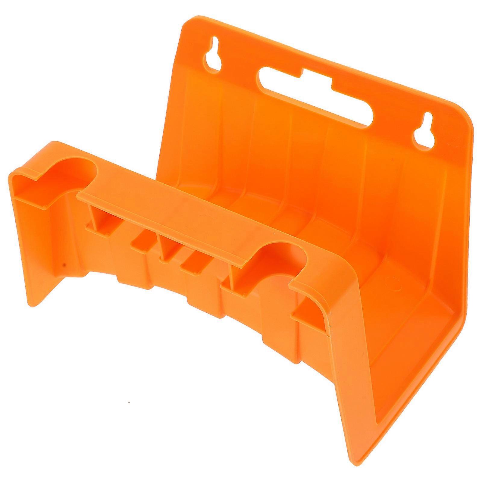Heavy Duty Garden Hose Rack Wall-Mounted Holder for 2Pcs Durable Storage