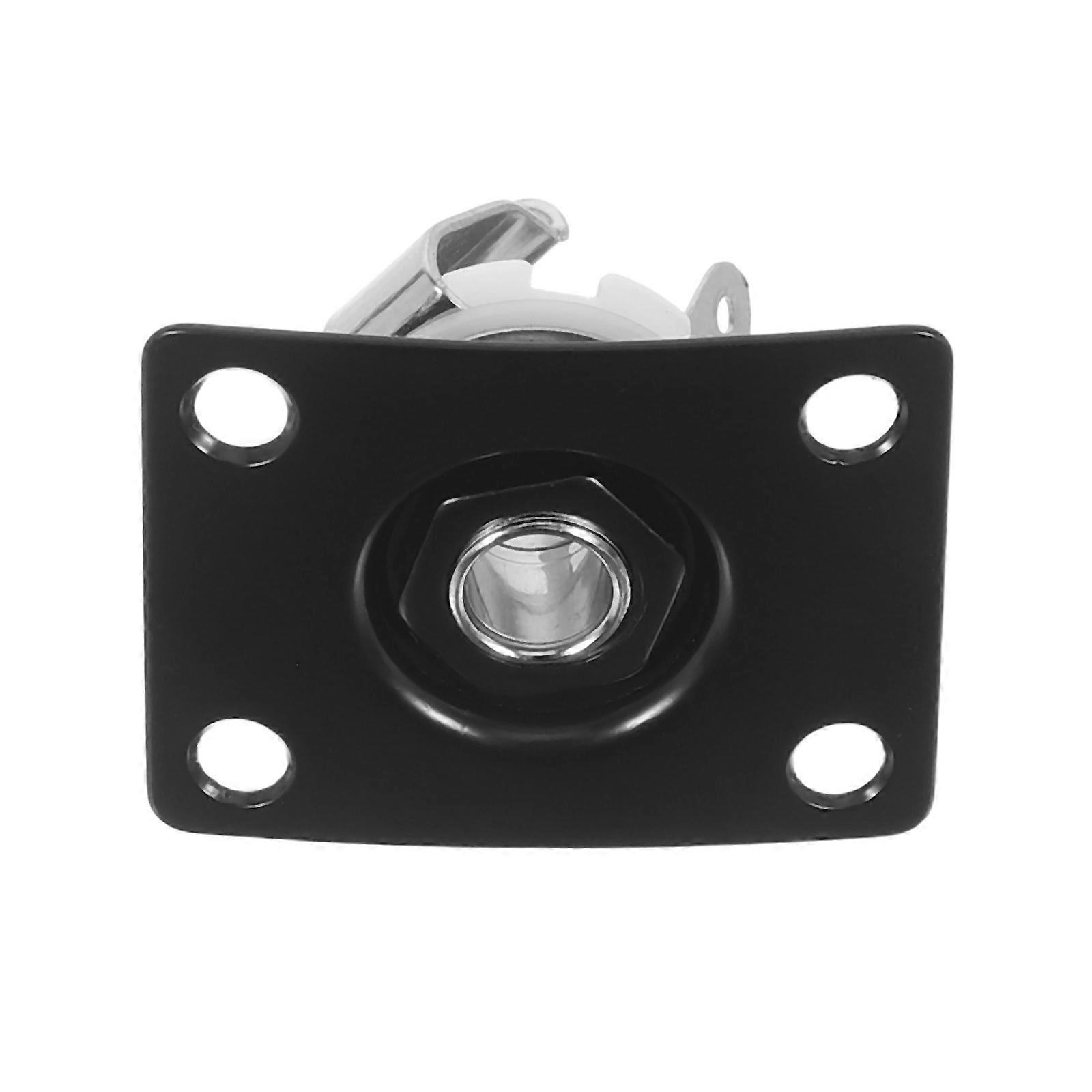 Guitar Jack Plate Black for Guitar Output Jack Use with 1 Piece Included