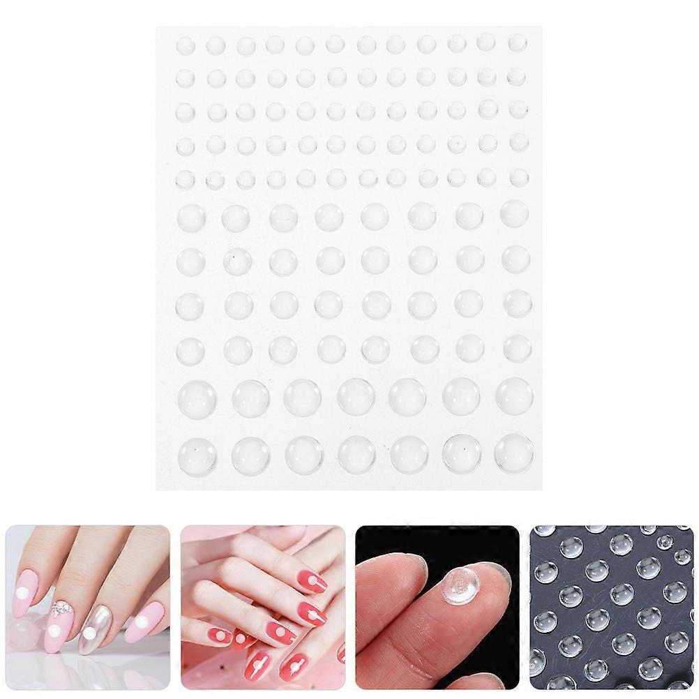 Transparent Dewdrop Water Droplets Embellishment for DIY 16 Sheets
