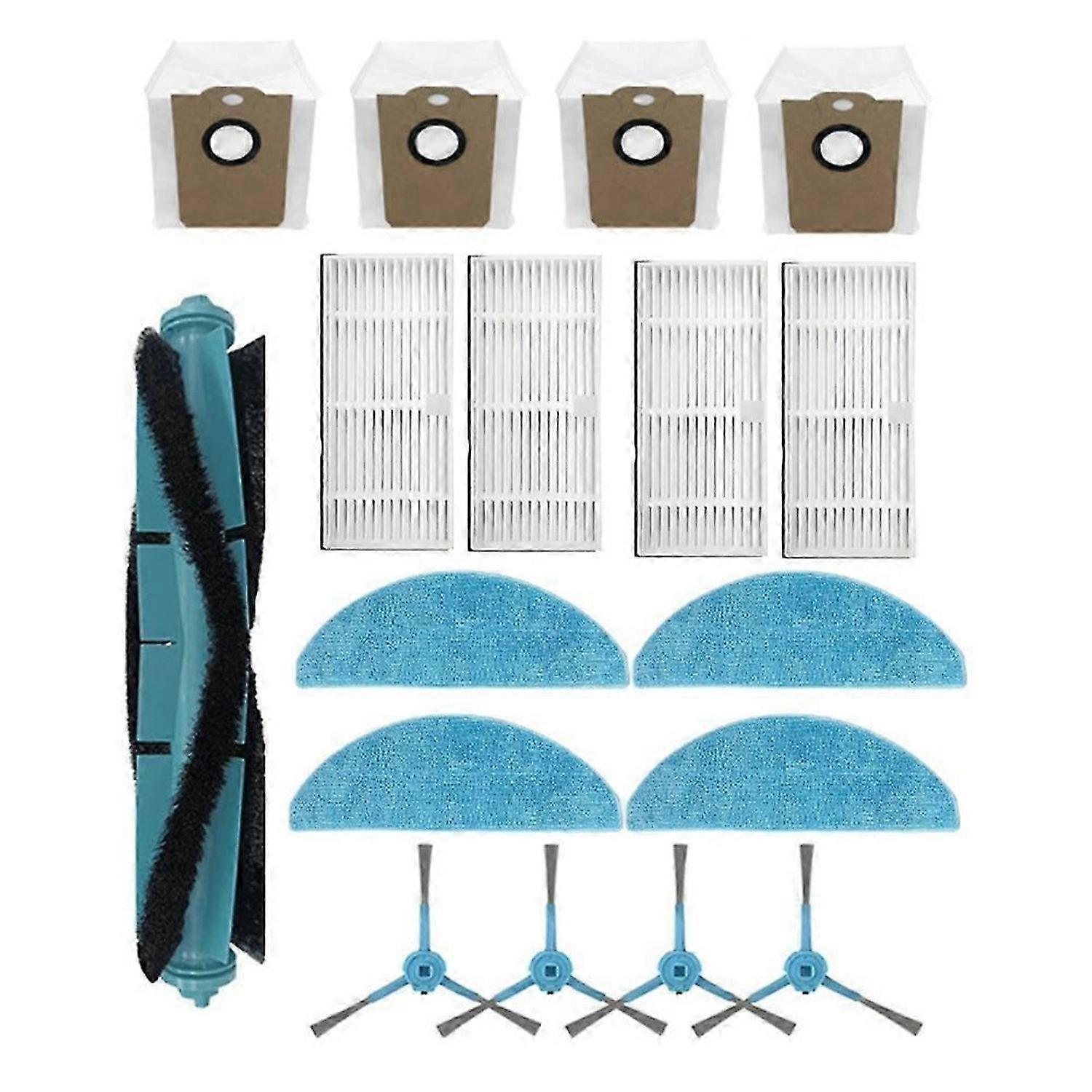 For Bluebot Precision Plus Robot Vacuum Cleaner Parts Replacement Main Side Brush Mop Cloth Filter D