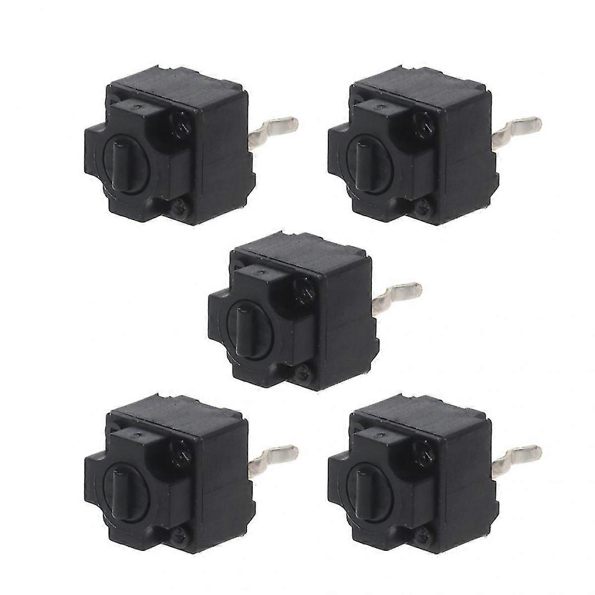 5Pcs Square Mouse Micro Switch EVQP0E07K Black Spots Mouse Button Fretting