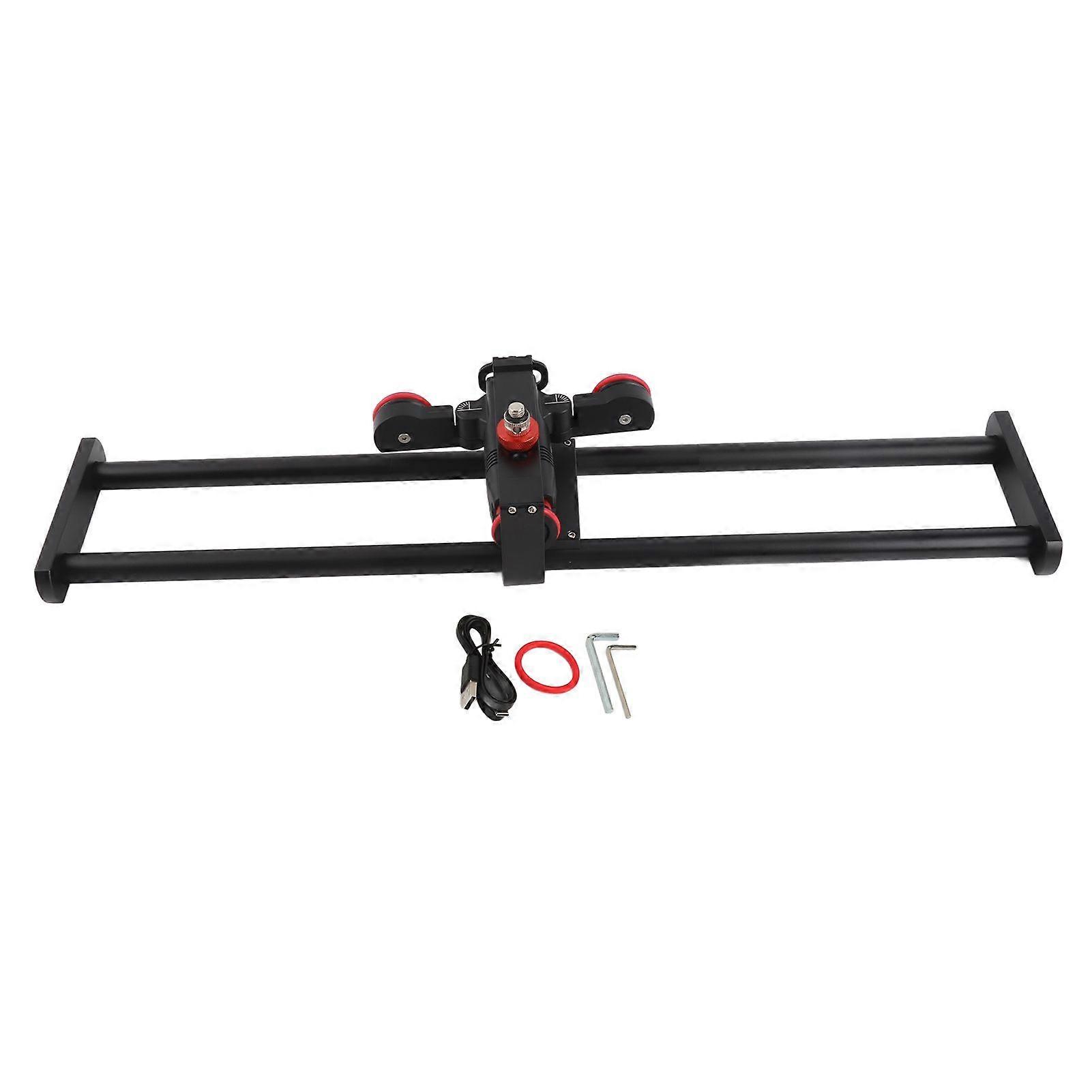DSLR Camera Slider App Remote Control Infinitely Adjustable Speed Detachable Video Camera Dolly Car for Time Lapse Photography Fixed Focus Shooting