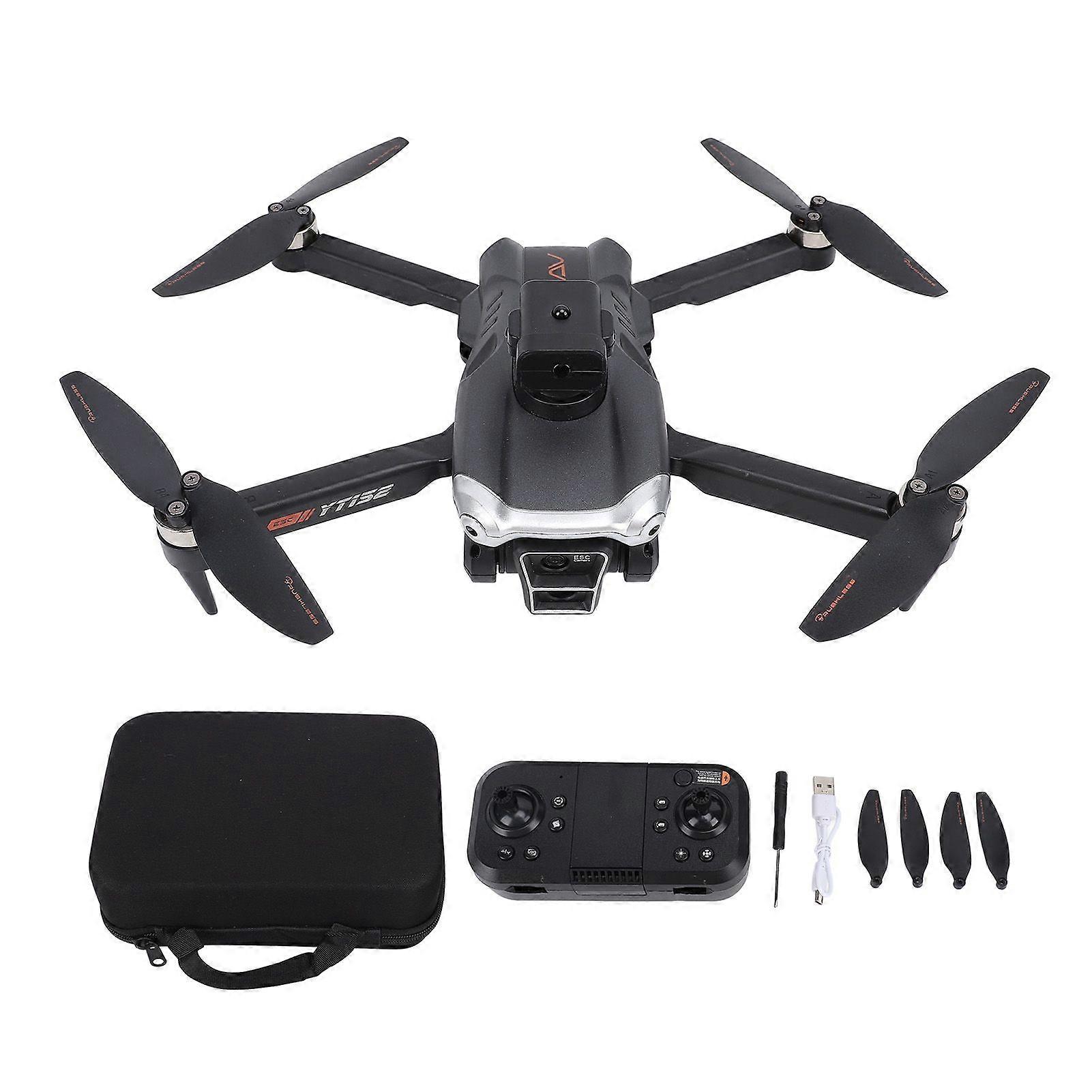 RC Drone Brushless Motor Four Sided Obstacle Avoidance Optical Flow Hover Trajectory Flight 3 Cameras 2.4GHz Anti Interference RC Quadcopter