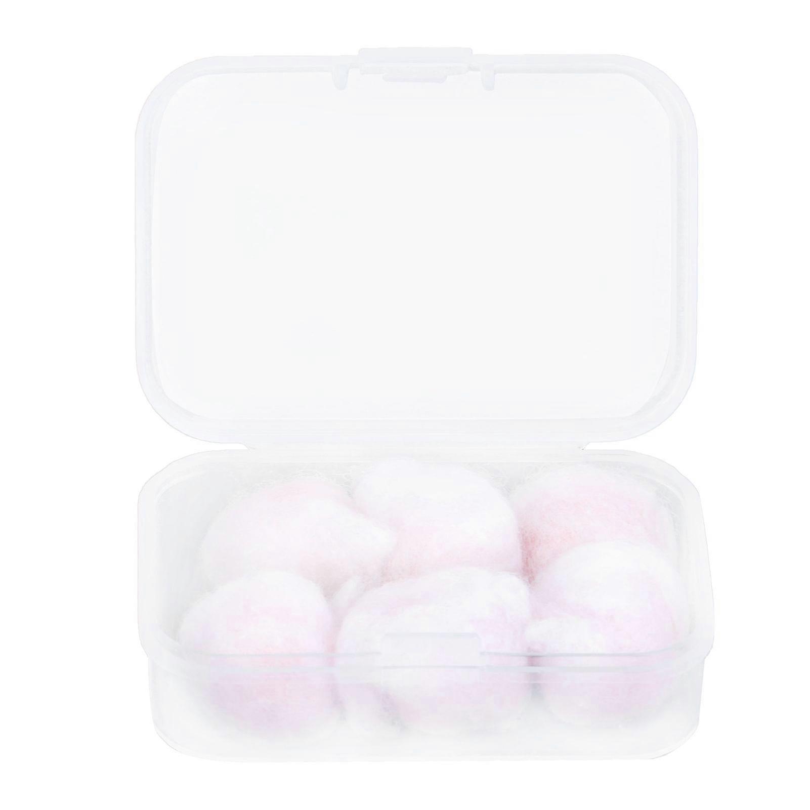6Pcs Waterproof Earplug Reusable Noise Reduction Wax Cotton Earplugs for Swimming