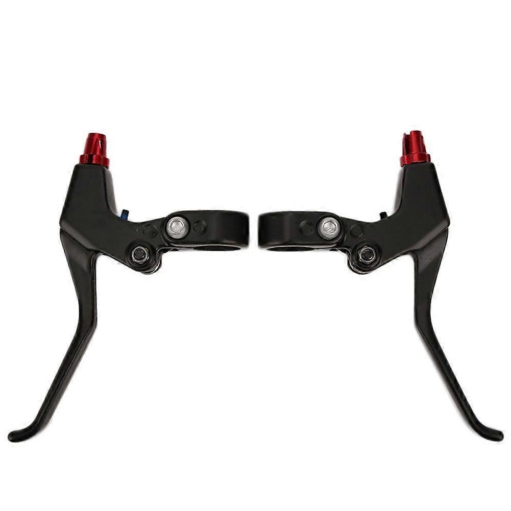 MEROCA Aluminium Alloy Mountain Bike Folding Bicycle Extend Brake Lever Cycling Accessory noir rouge