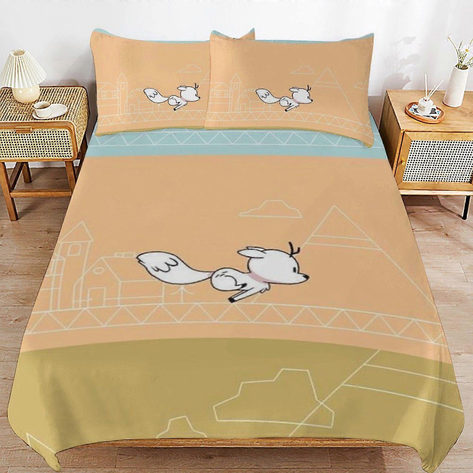 a509 Hilda Daily Sleeping Comfort Smooth Surface Zipper Secure Fit Duvet Cover Sets for Home Use n509