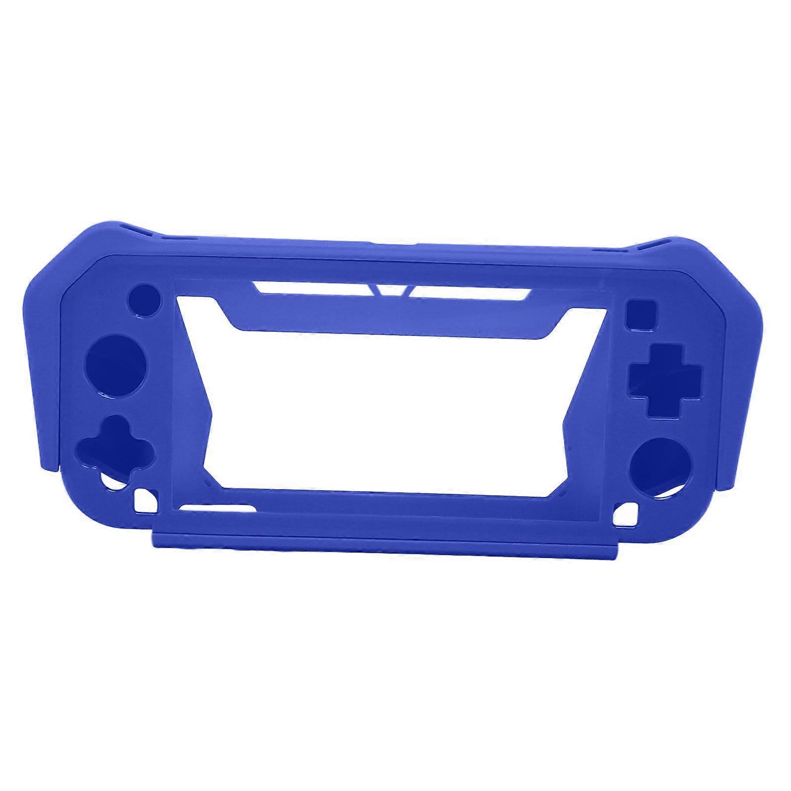 Game Console Protective Case Professional Shock Absorption Scratch Resistance Soft TPU Cover for Switch Lite Dark Blue