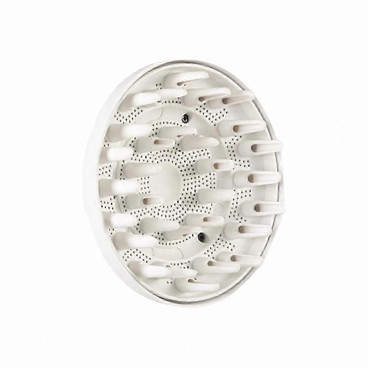 Curling Hood Dryer Nozzle for Enhanced Shine and Volume in White