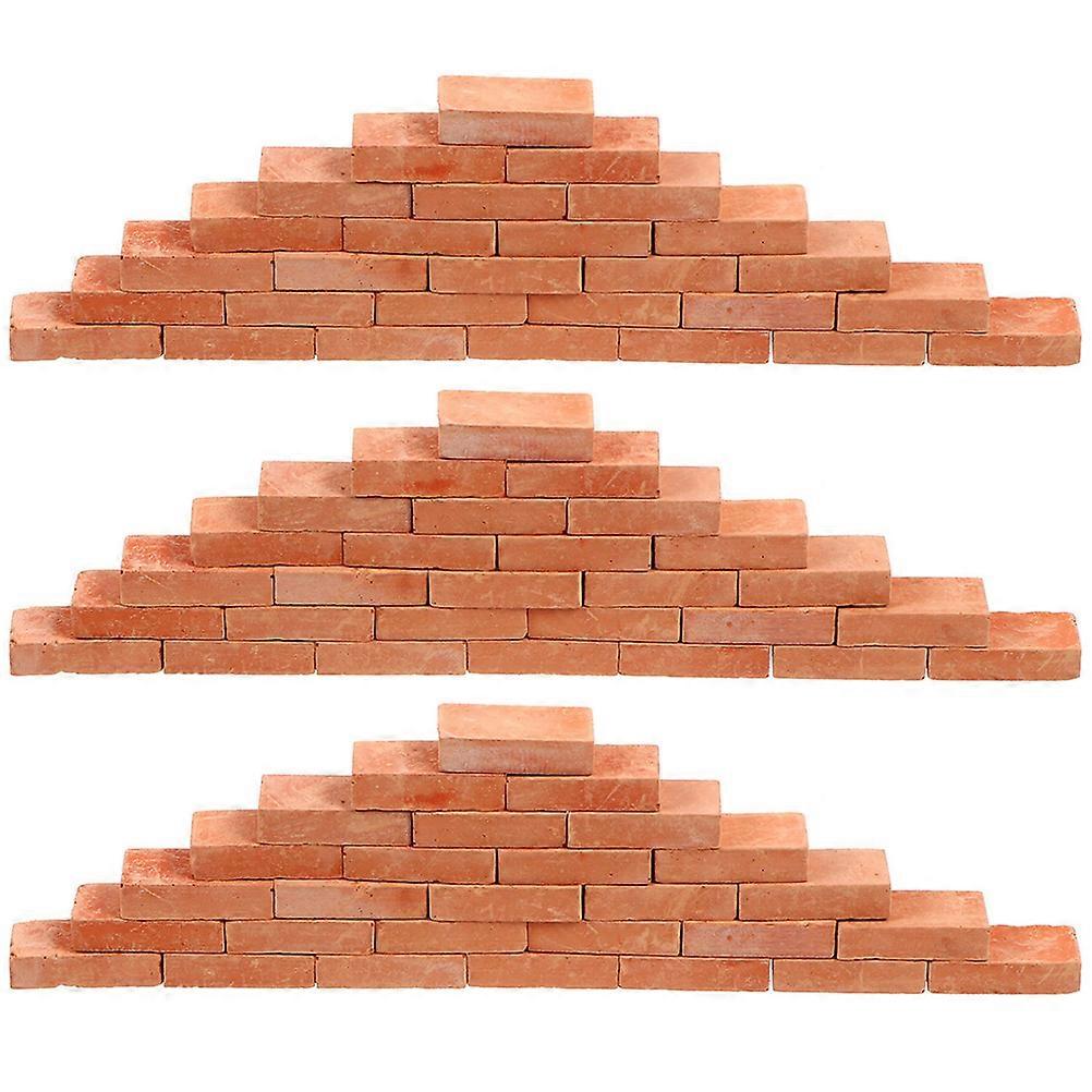 Miniature Bricks Simulation Brick Model for Landscaping Decor 300Pcs
