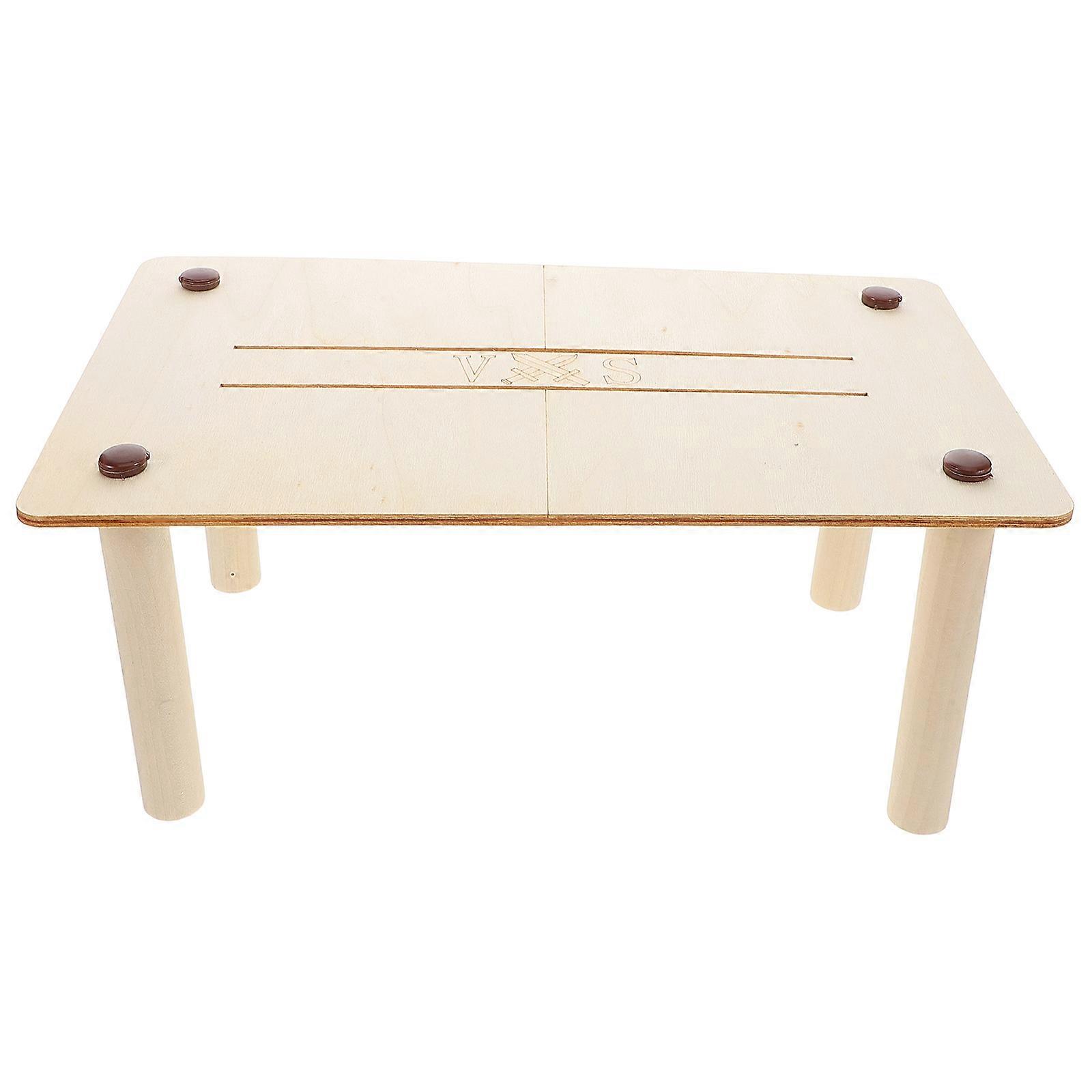 3Pcs Interactive Wooden Puppet Fighting Table For Squirrels Family Gathering Fun Creative Game Experience