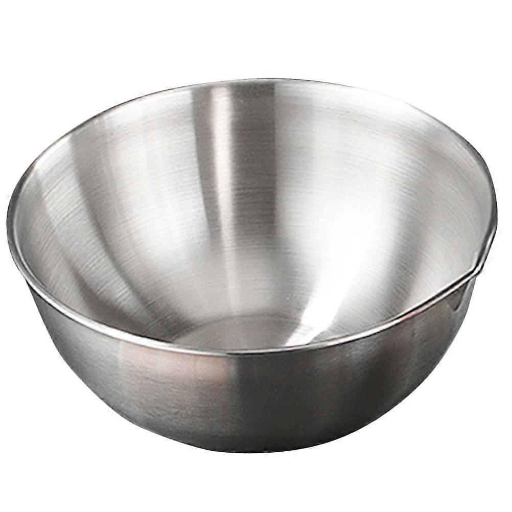 Silver Color Stainless Steel Mixing Bowls for Kitchen Use 3Pcs Set