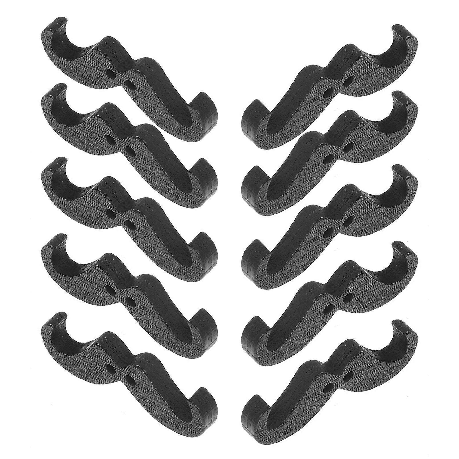 Wood Buttons Mustache Shape for DIY 3Pcs Wooden Overcoat Sewing Buttons
