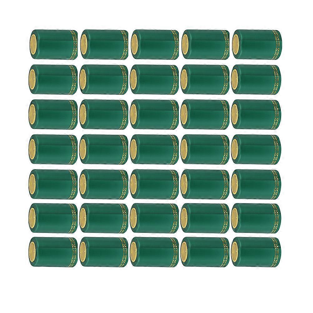 Heat Shrink Capsules Caps for Sealing Bottles 200Pcs Green