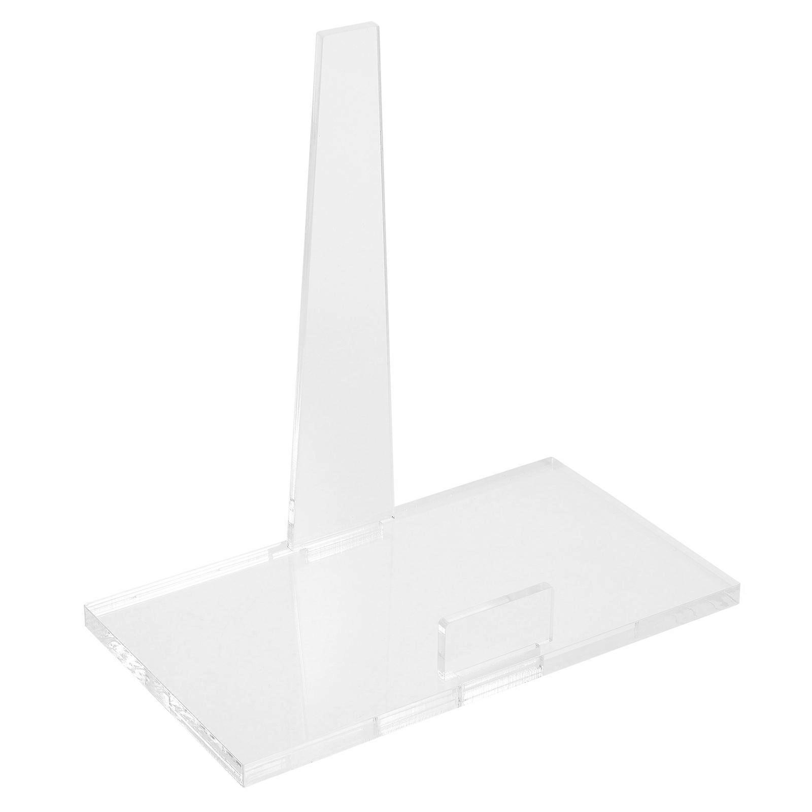 Acrylic Display Easel Stand 5Pcs Small Portable Photo Book Plate Painting Art Support Square Transparent