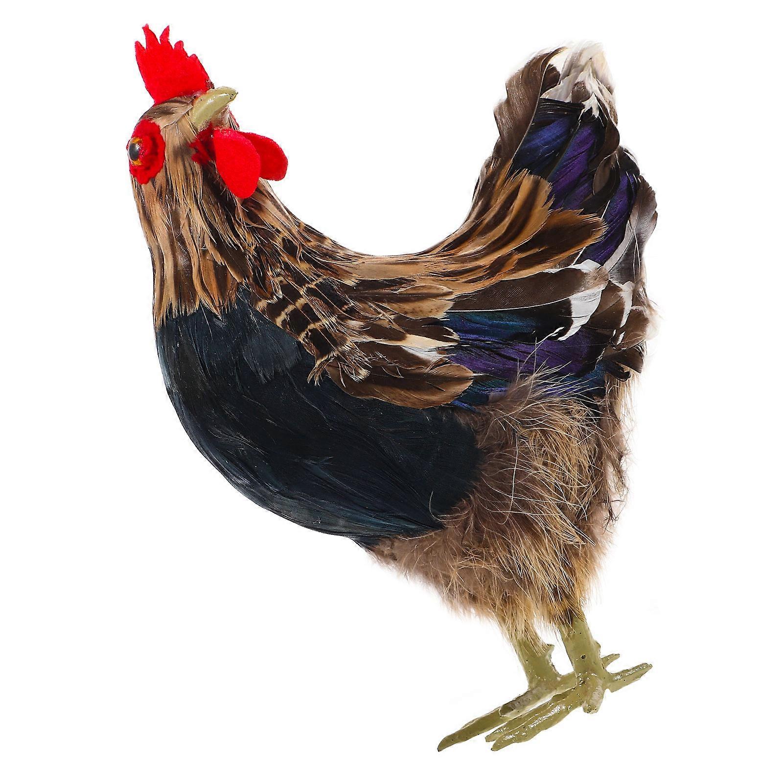 Chicken Decor Simulation Hen Ornament for Lawn Decoration