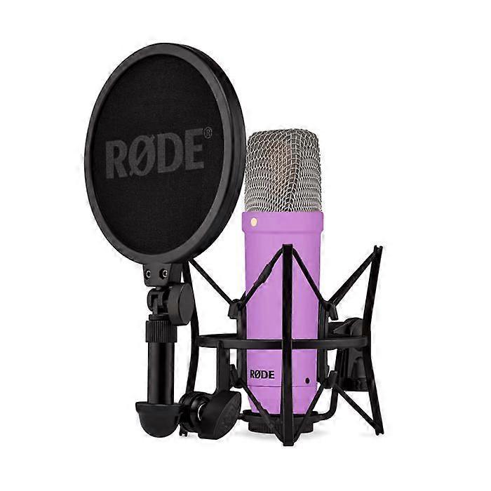 Condenser Microphone - RØDE - NT1 Signature - Purple - Quiet Studio - Accessories Included
