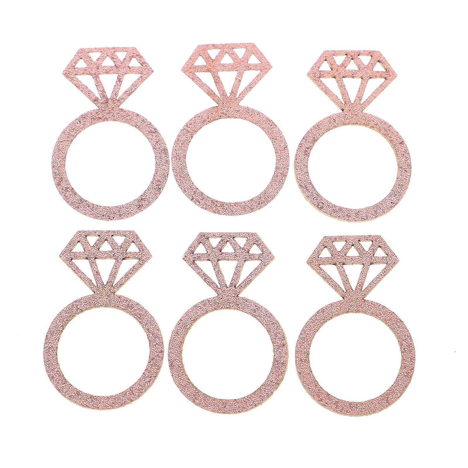 Confetti Decor Decorative Diamond Ring Confetti for Decor 200Pcs