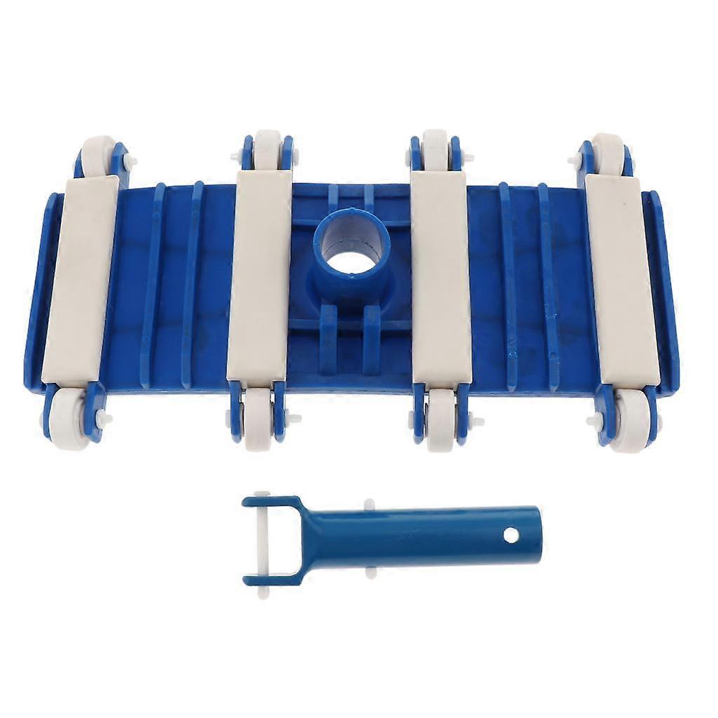 Pool Vacuum Head with Wheel Pool Suction Cleaner Flexible Cleaning Tool