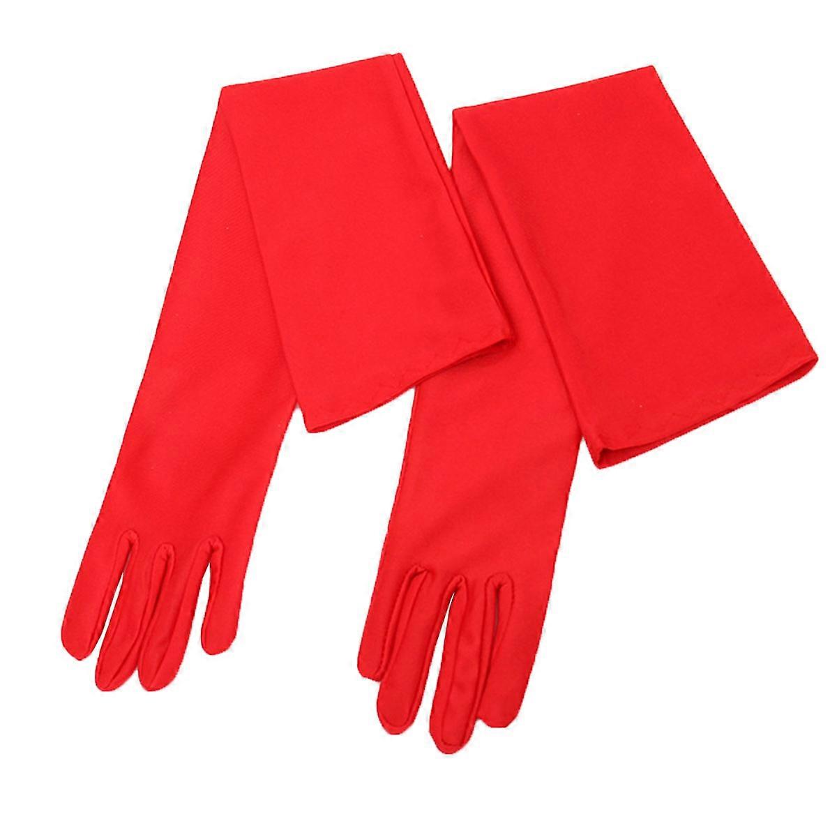 Wedding Gloves for Bride Stylish Elbow Gloves for Hand Dressing 3Pcs Pair
