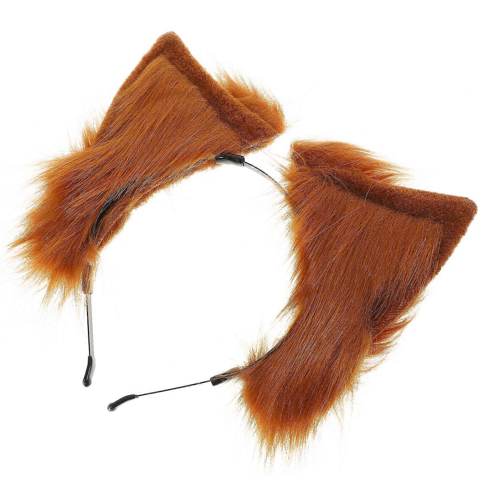 Cat Ears Headband Plush Headband for Costume Party