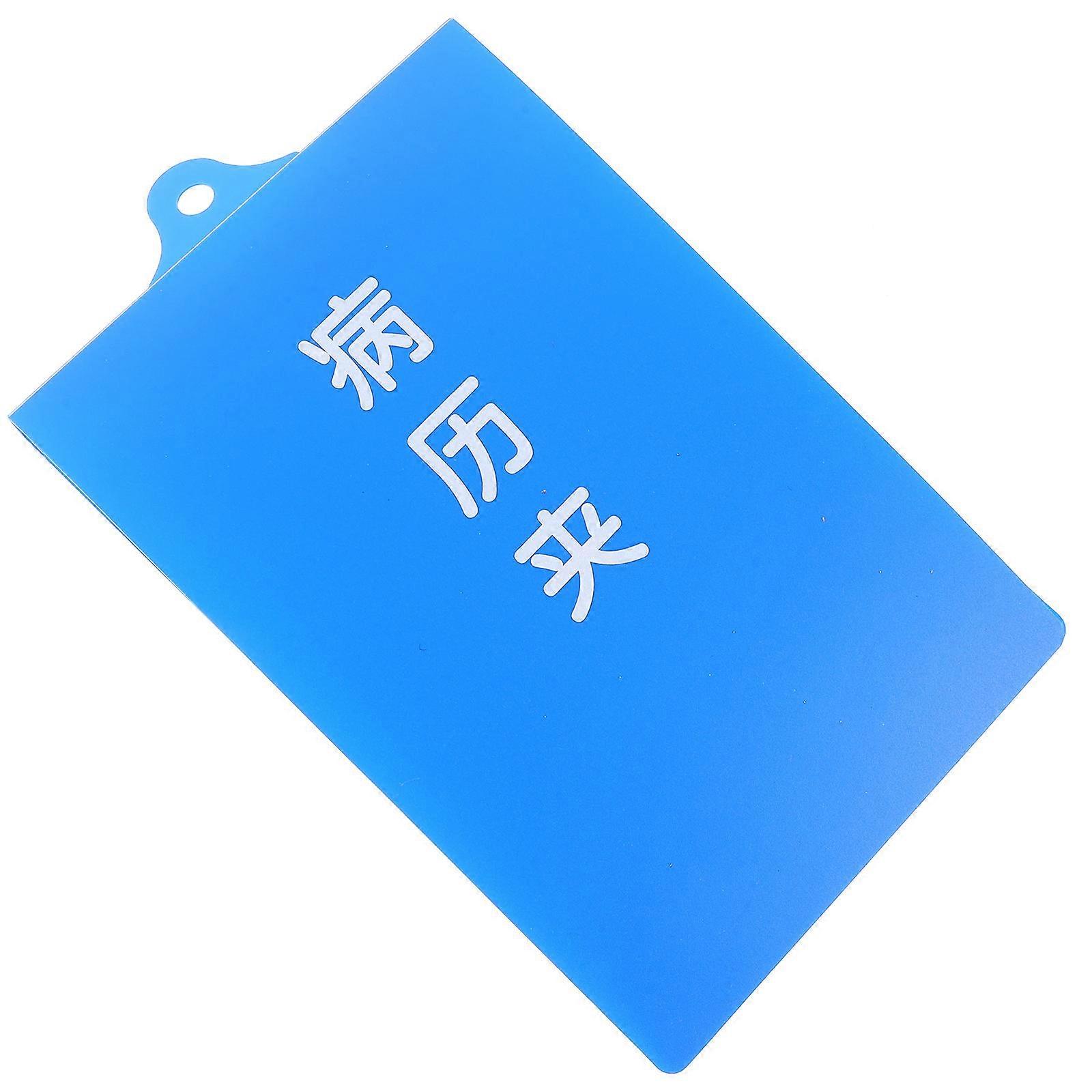 Blue Paper Clipboard Clip Board File Holder for Daily Nursing Use 4Pcs